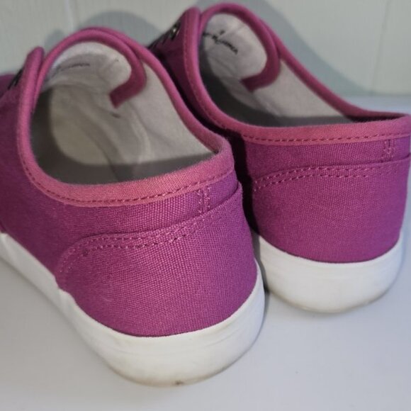 * Pink Tie Free Canvas Sneakers Ladies Size 8 - Picture 5 of 5